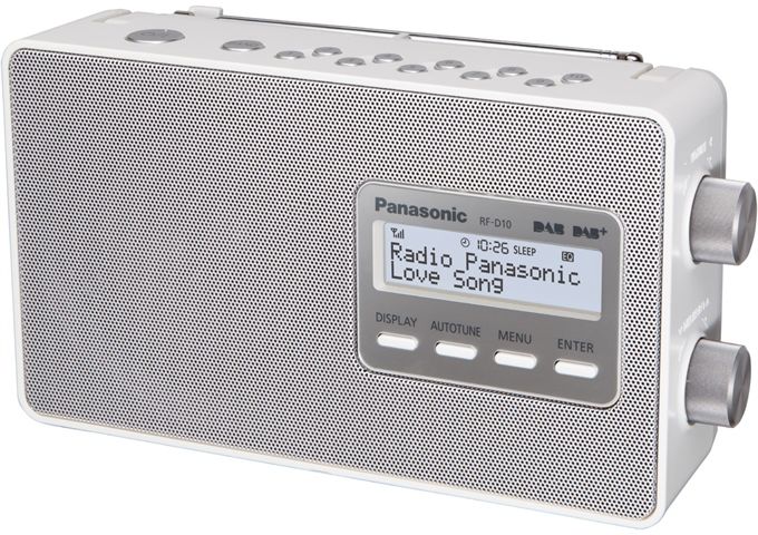 Panasonic RF-D10 EG-W ws Kofferradio UKW DAB+