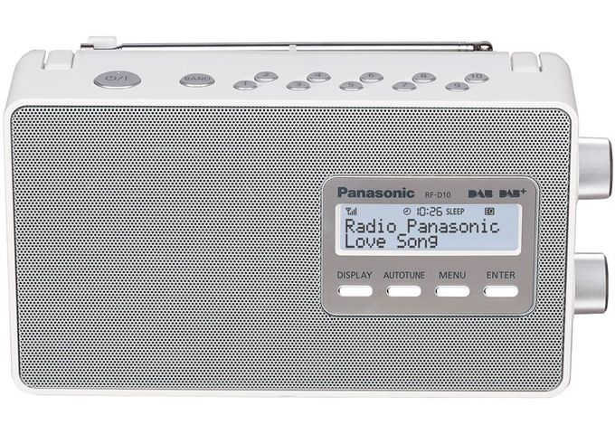 Panasonic RF-D10 EG-W ws Kofferradio UKW DAB+