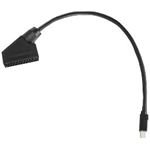 Loewe Adapter Kabel Micro-AV Scart 25cm VPE 3 Stück