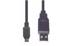 E+P CCS 549 USB-Microkabel Nylon-Außenmantel magentafa