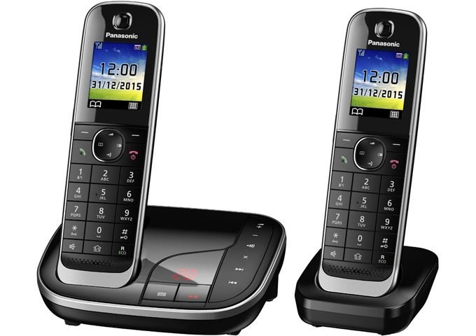 Panasonic KX-TGJ322GB DECT Telefon mit AB DUO schnurlos schw