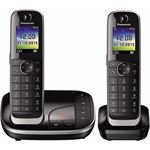 Panasonic KX-TGJ322GB DECT Telefon mit AB DUO schnurlos schw