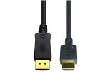 E+P DP 3 DisplayPort/HDMI Anschlusskabel 2m Stecker/St