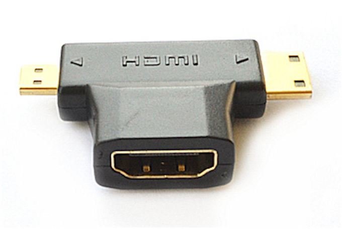 E+P HDMI 87 HDMI-Adapter HDMI-Kupplung + Mini/Micro-HD