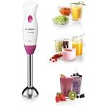 Bosch MSM2410PW Stabmixer weiß/wild purple 400W Metall-F