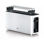 Braun HT 3110 ws Toaster 2 Scheiben Langschlitz