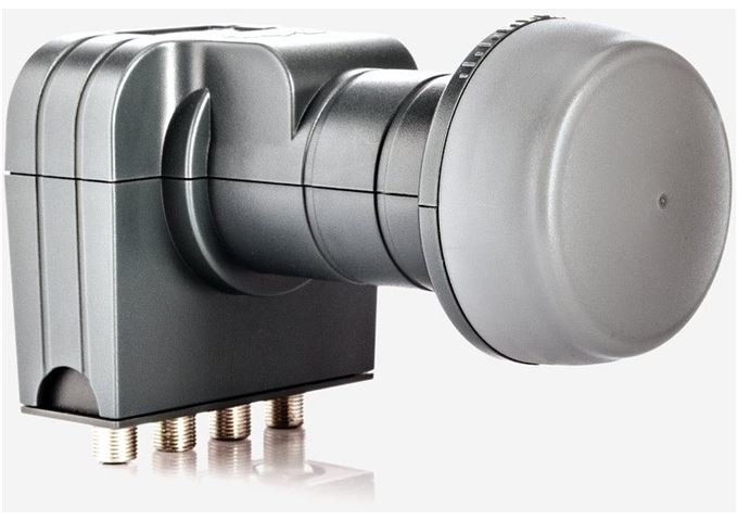 FUBA DEK 407 Quattro-LNB Mobilfunkabschirmung 40mm Feed