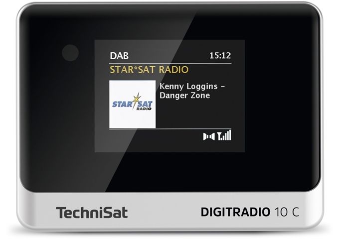 TechniSat DigitRadio 10 C sw/si DAB+/UKW Radioadapter mit Bl