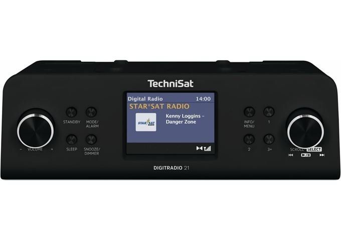 TechniSat DigitRadio 21 sw DAB+/UKW Unterbau Küchenradio 2,8