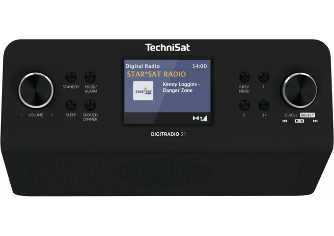 TechniSat DigitRadio 21 sw DAB+/UKW Unterbau Küchenradio 2,8