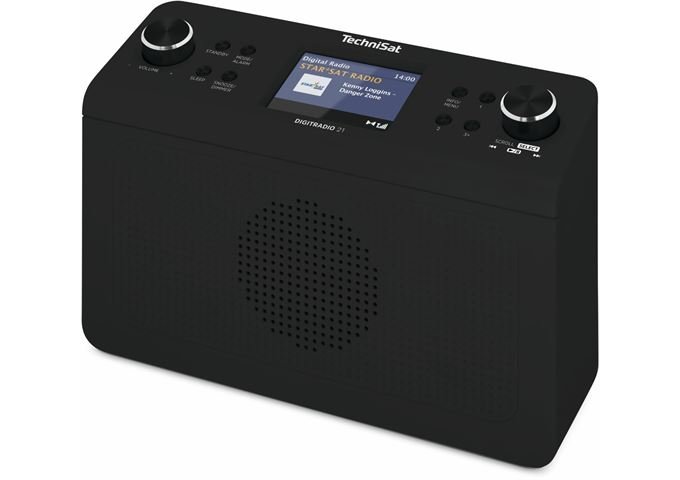 TechniSat DigitRadio 21 sw DAB+/UKW Unterbau Küchenradio 2,8