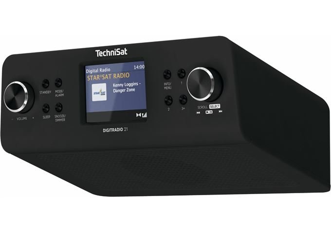 TechniSat DigitRadio 21 sw DAB+/UKW Unterbau Küchenradio 2,8