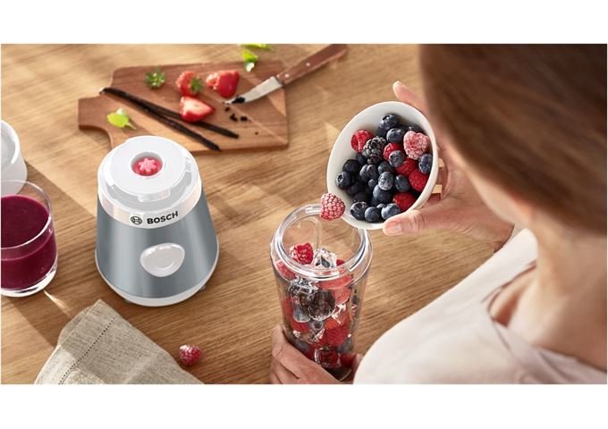 Bosch MMB2111T Standmixer VitaPower Serie 2 silber/weiß