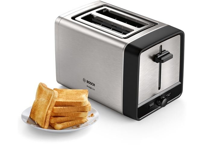 Bosch TAT5P420DE Toaster Kompakt edelstahl/schwarz