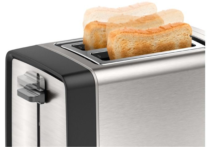 Bosch TAT5P420DE Toaster Kompakt edelstahl/schwarz