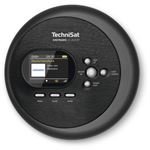 TechniSat DigitRadio CD 2GO BT sw Tragbarer CD-Spieler mit D