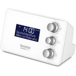 TechniSat DigitRadio 50 SE ws DAB+/UKW-Uhrenradio mit LCD-Di