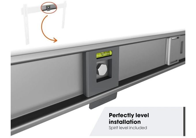 Vogels TVM5405 sw TV-Wandhalter flach 32"-77" starr 75kg