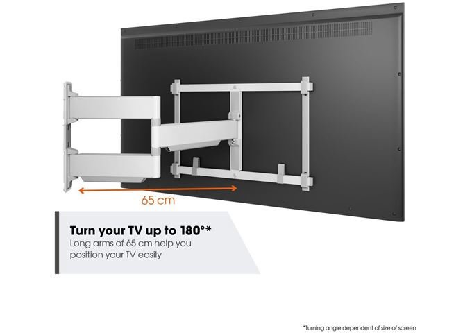 Vogels TVM5645 ws TV-Wandhalter 40"-77" schwenkb. 180° 45