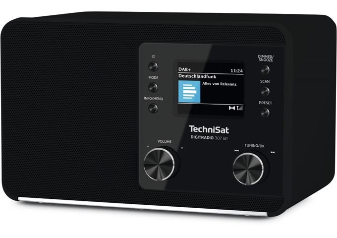 TechniSat DigitRadio 307 BT sw DAB+/UKW-Radio m. Bluetooth-A