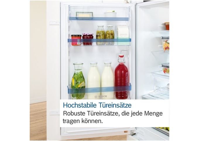 Bosch KIR212FE0 EB-Kühlschrank E 136L 88cm Flachscharnie