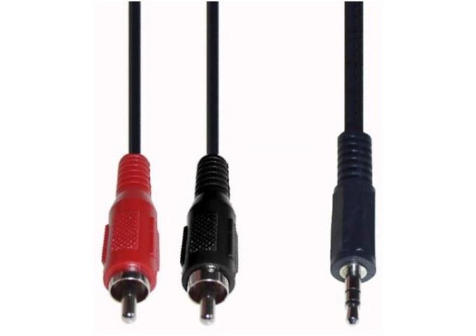 E+P B 113/2 Stereo-Kabel 3,5mm Stecker/2x Cinchstecker