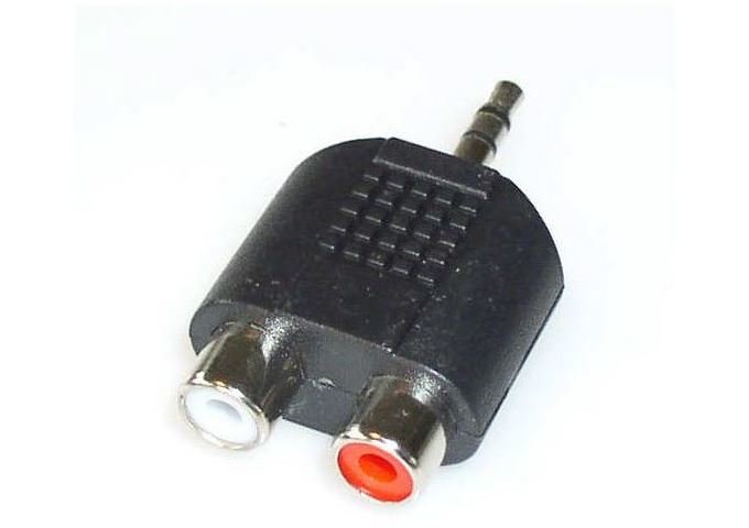 E+P GS 17 Stereo-Adapter 3,5mm Stecker/2x Cinchkupplun