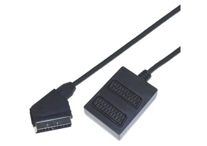 E+P VC 82 Scart-verteiler 0,5m 2f-Verteiler