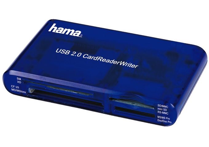 HAMA 55348 CardReaderWriter 35in1, USB 2.0 Kartenleser