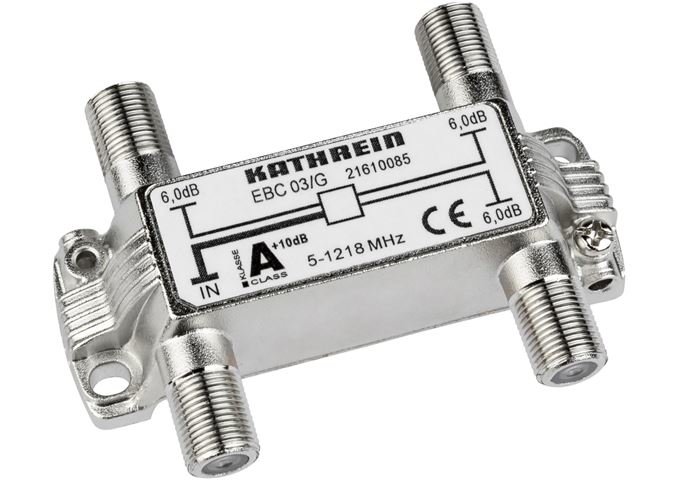 Kathrein EBC 03/G Verteiler 6dB 3-fach 5-1218MHz