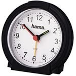 HAMA 186335 Wecker Classic schwarz/weiss geräuscharm