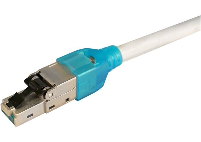 Televes CAT6AS-F RJ45-Stecker CAT6A FTP mit Schutzhülle bl