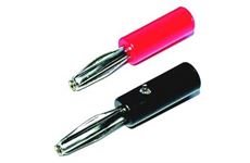 E+P BS 1 Bananenstecker 4er-Blister 2x rot 2x schwarz