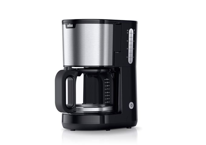 Braun KF 1500 BK sw Kaffeemaschine PurShine 10 Tassen Gl