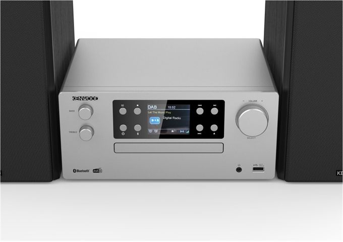 Kenwood M-925DAB-S silber Micro Hifi-System silber