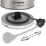 Bosch TWK4P440 Wasserkocher edelstahl/schwarz 2400W 1,7L