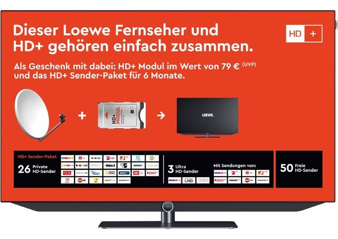 Loewe bild v.55 HD+ basalt grey OLED-TV UHD 4K DVB-T/C/S