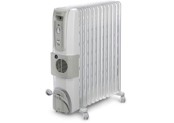 DE LONGHI KH771230V ws Radiator 2500W 3 Stufen 12 Heizrippen