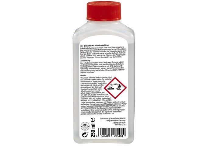 XavaX 111724 Entkalker für Waschmaschinen 250ml