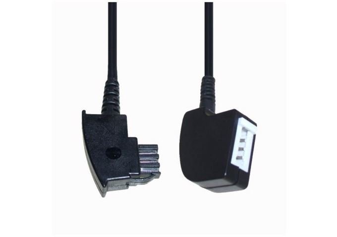 E+P T 27 6,0m Telefonkabel TAE-N-Stecker/TAE-N-Kupplun