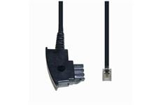 E+P T 36 6,0m Telefonkabel TAE-F-Stecker/Westernstecke