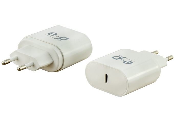 E+P AC 211 ws 1-Port USB Ladegerät max 25W Euro-Stecke