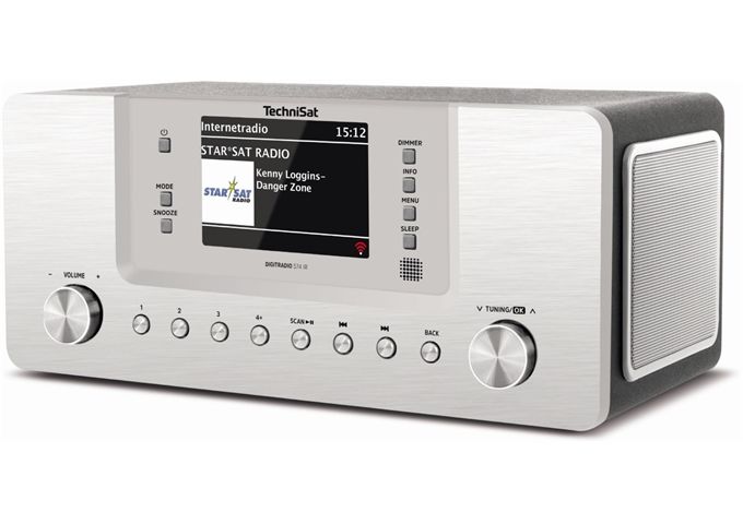 TechniSat DigitRadio 574 IR si DAB+/UKW/Internetradio mit 4"