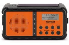 TechniSat TechniRadio Solar 2 sw/org DAB+/UKW-Radio mit Sola