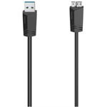 HAMA 200627 Micro USB 3.0 Kabel sw 5 Gbit/s 1,5m