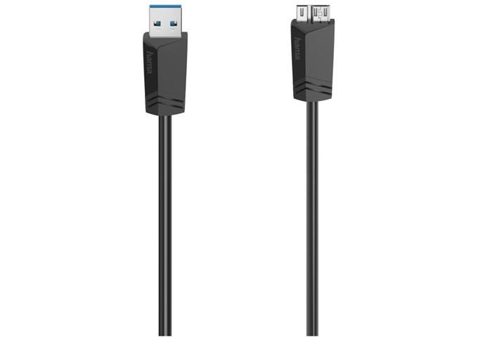 HAMA 200627 Micro USB 3.0 Kabel sw 5 Gbit/s 1,5m