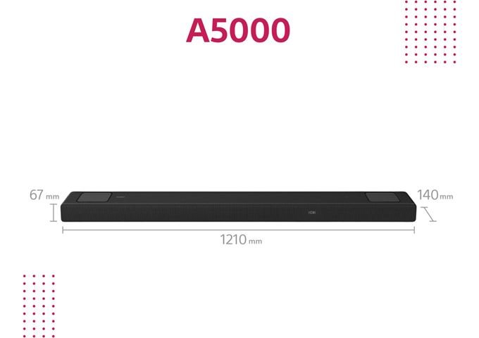 Sony HTA5000.CEL schwarz Soundbar 5.1.2 Kanal 360Grad 4