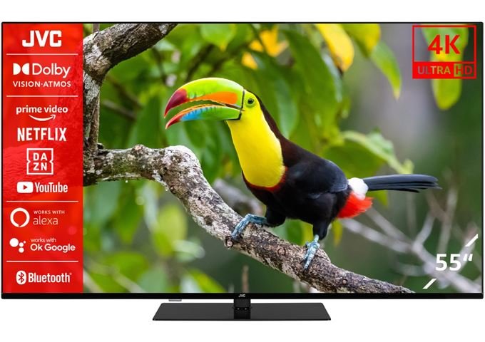 JVC LT-55VU6355 sw LED-TV UHD Multituner Smart DolbyVi