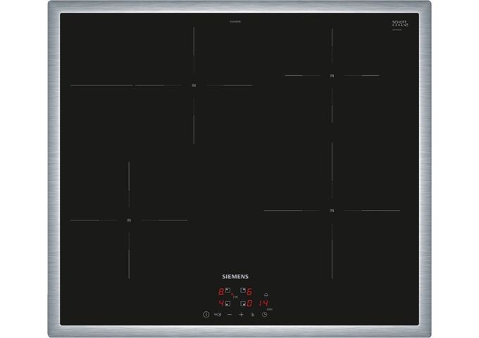 Siemens EH645BFB6E Induktionskochfeld 60cm, Ed-Rahmen, 56x