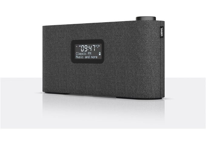 Loewe radio.frequency grey/oak portables DAB+ Radio FM B